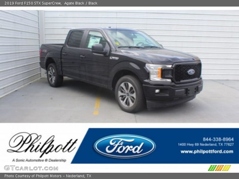 Agate Black / Black 2019 Ford F150 STX SuperCrew
