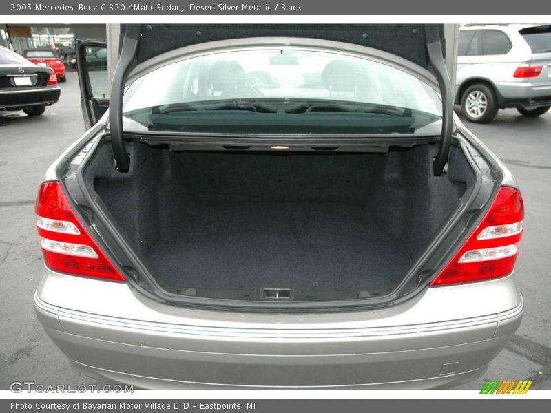 Desert Silver Metallic / Black 2005 Mercedes-Benz C 320 4Matic Sedan