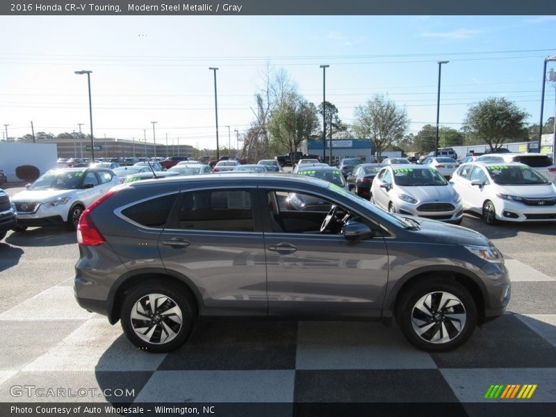 Modern Steel Metallic / Gray 2016 Honda CR-V Touring