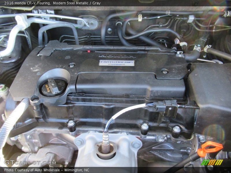 Modern Steel Metallic / Gray 2016 Honda CR-V Touring