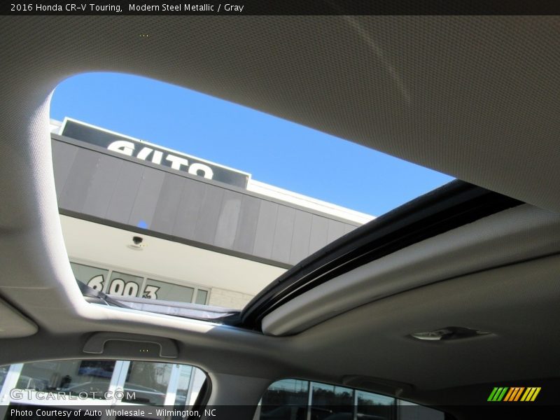 Modern Steel Metallic / Gray 2016 Honda CR-V Touring