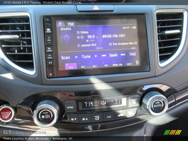 Modern Steel Metallic / Gray 2016 Honda CR-V Touring