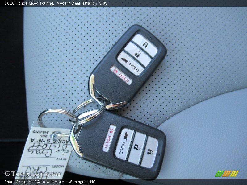 Modern Steel Metallic / Gray 2016 Honda CR-V Touring