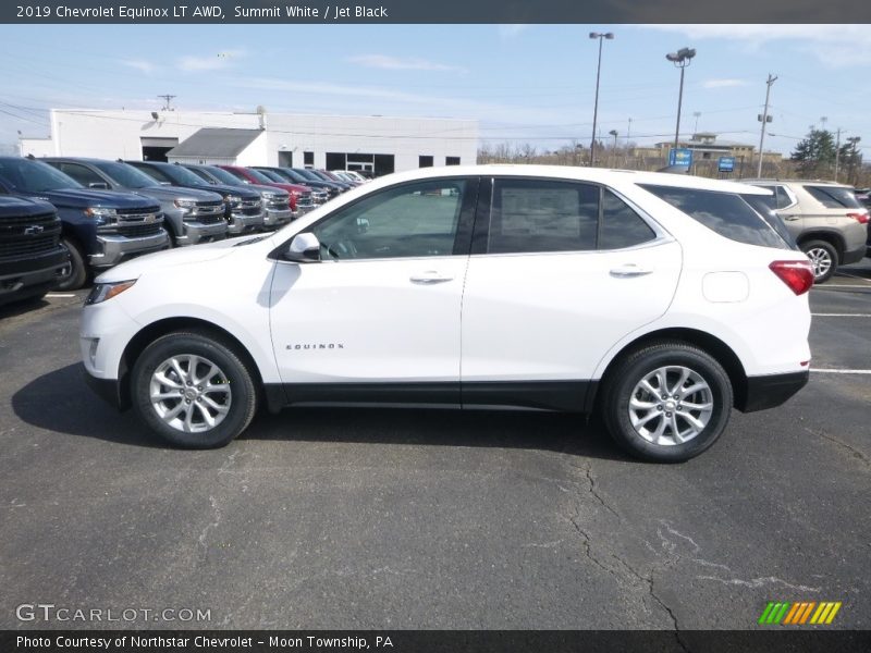 Summit White / Jet Black 2019 Chevrolet Equinox LT AWD