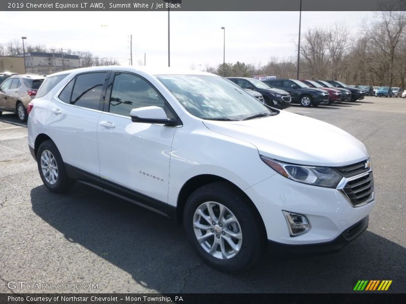 Summit White / Jet Black 2019 Chevrolet Equinox LT AWD
