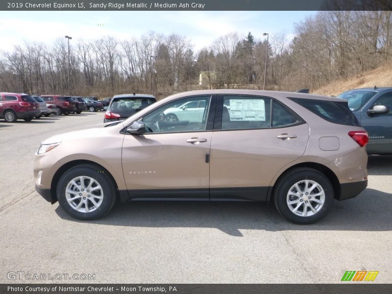 Sandy Ridge Metallic / Medium Ash Gray 2019 Chevrolet Equinox LS
