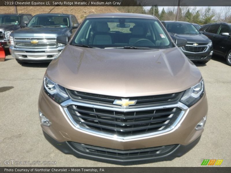 Sandy Ridge Metallic / Medium Ash Gray 2019 Chevrolet Equinox LS