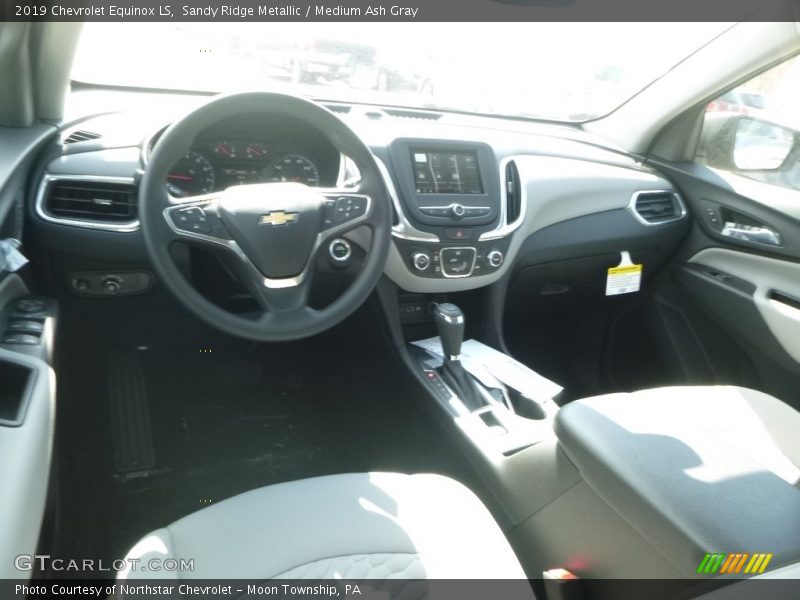 Sandy Ridge Metallic / Medium Ash Gray 2019 Chevrolet Equinox LS