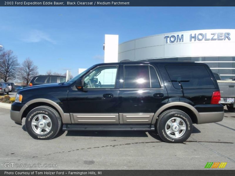 Black Clearcoat / Medium Parchment 2003 Ford Expedition Eddie Bauer