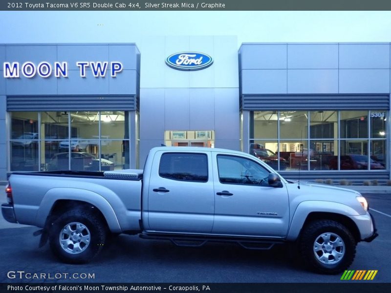 Silver Streak Mica / Graphite 2012 Toyota Tacoma V6 SR5 Double Cab 4x4