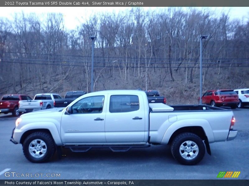 Silver Streak Mica / Graphite 2012 Toyota Tacoma V6 SR5 Double Cab 4x4