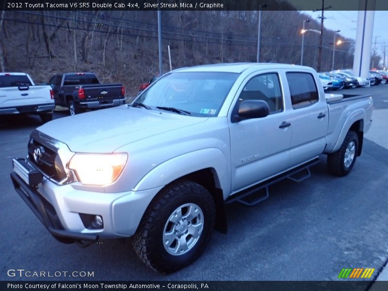 Silver Streak Mica / Graphite 2012 Toyota Tacoma V6 SR5 Double Cab 4x4