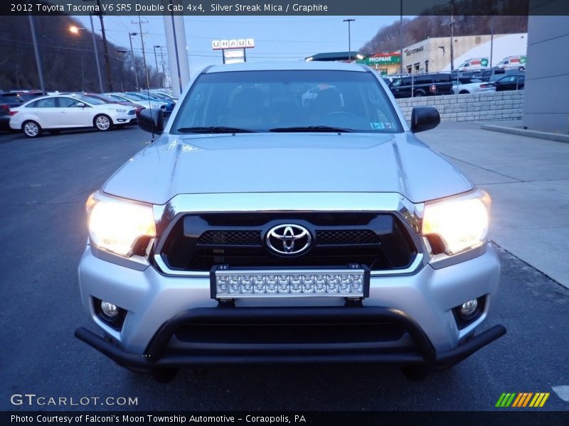 Silver Streak Mica / Graphite 2012 Toyota Tacoma V6 SR5 Double Cab 4x4