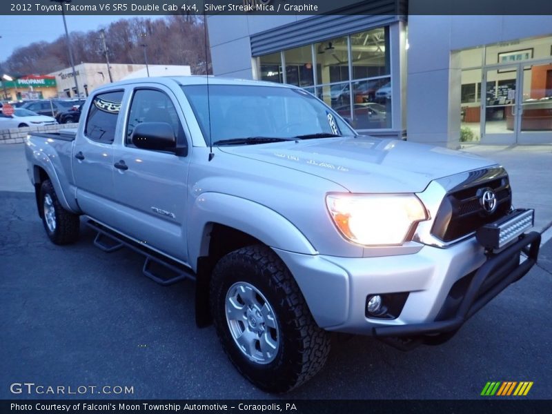 Silver Streak Mica / Graphite 2012 Toyota Tacoma V6 SR5 Double Cab 4x4