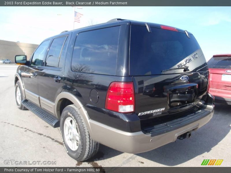 Black Clearcoat / Medium Parchment 2003 Ford Expedition Eddie Bauer