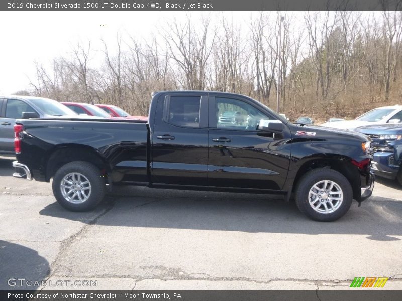 Black / Jet Black 2019 Chevrolet Silverado 1500 LT Double Cab 4WD