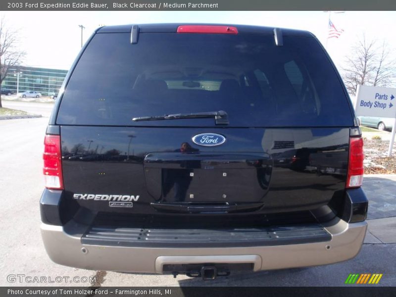 Black Clearcoat / Medium Parchment 2003 Ford Expedition Eddie Bauer