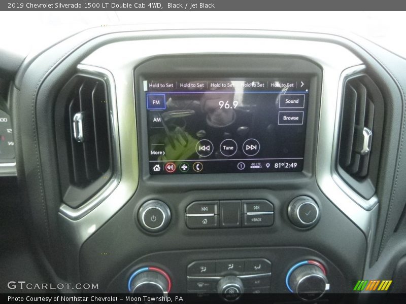 Black / Jet Black 2019 Chevrolet Silverado 1500 LT Double Cab 4WD