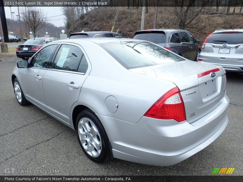 Ingot Silver Metallic / Charcoal Black 2011 Ford Fusion SE