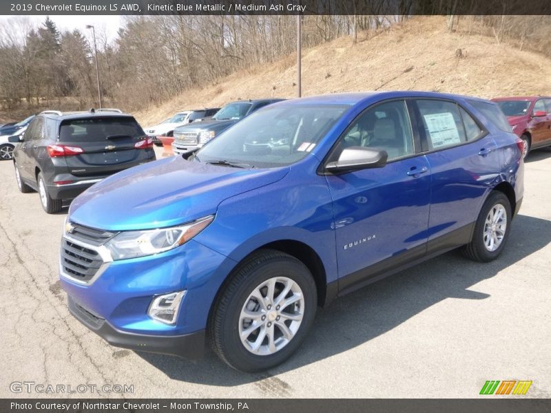Kinetic Blue Metallic / Medium Ash Gray 2019 Chevrolet Equinox LS AWD