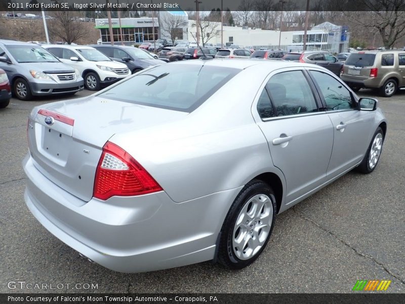 Ingot Silver Metallic / Charcoal Black 2011 Ford Fusion SE