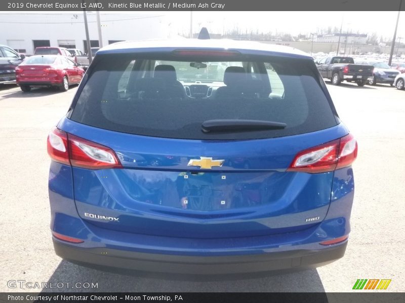 Kinetic Blue Metallic / Medium Ash Gray 2019 Chevrolet Equinox LS AWD