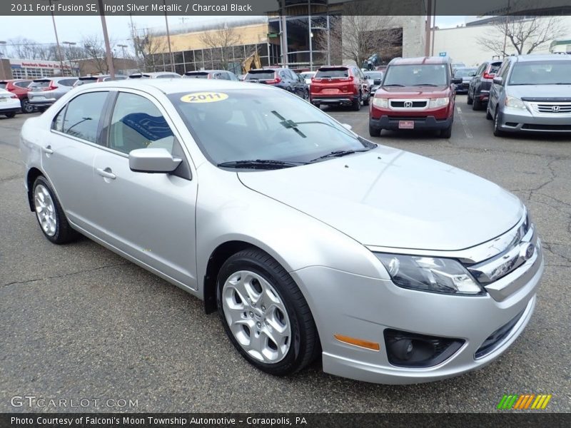 Ingot Silver Metallic / Charcoal Black 2011 Ford Fusion SE