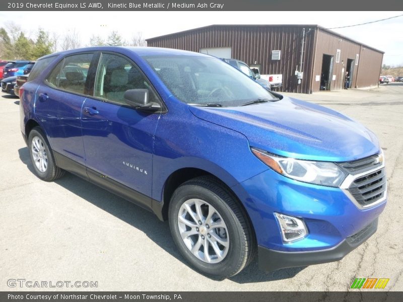 Kinetic Blue Metallic / Medium Ash Gray 2019 Chevrolet Equinox LS AWD
