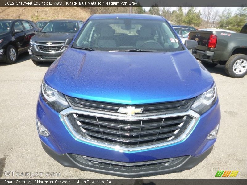 Kinetic Blue Metallic / Medium Ash Gray 2019 Chevrolet Equinox LS AWD