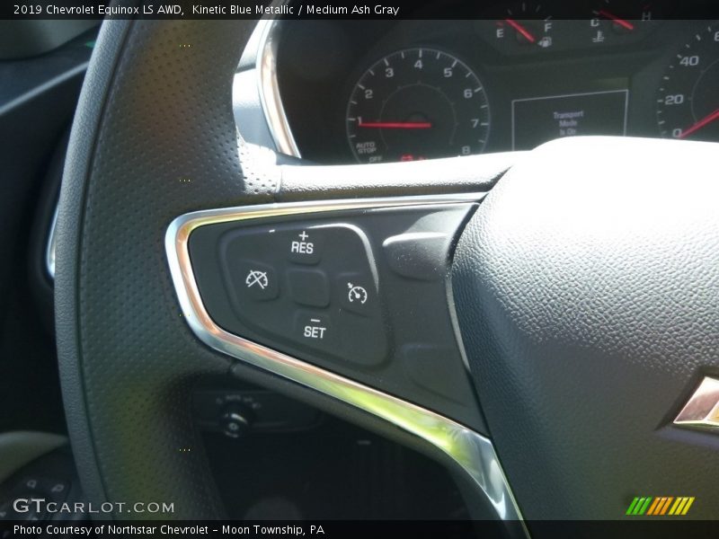 Kinetic Blue Metallic / Medium Ash Gray 2019 Chevrolet Equinox LS AWD