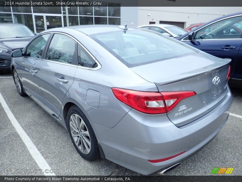 Shale Gray Metallic / Gray 2016 Hyundai Sonata Sport