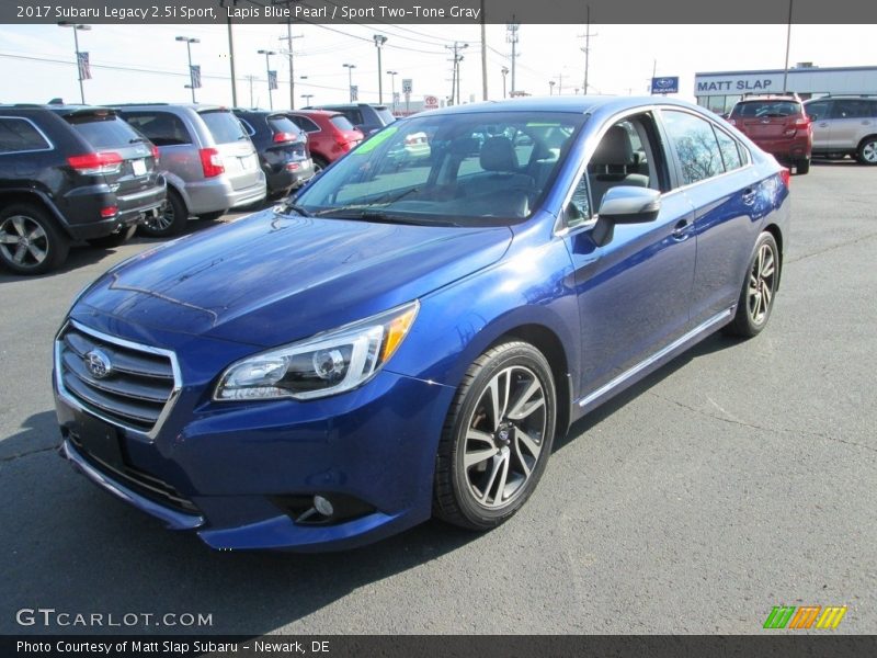 Lapis Blue Pearl / Sport Two-Tone Gray 2017 Subaru Legacy 2.5i Sport