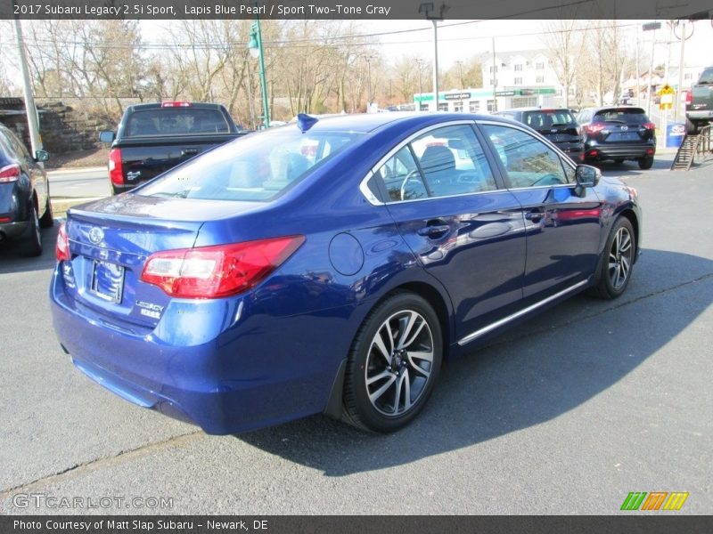 Lapis Blue Pearl / Sport Two-Tone Gray 2017 Subaru Legacy 2.5i Sport