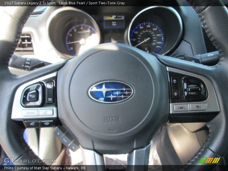 Lapis Blue Pearl / Sport Two-Tone Gray 2017 Subaru Legacy 2.5i Sport