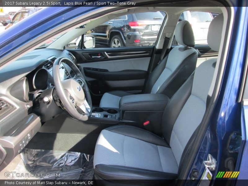 Lapis Blue Pearl / Sport Two-Tone Gray 2017 Subaru Legacy 2.5i Sport