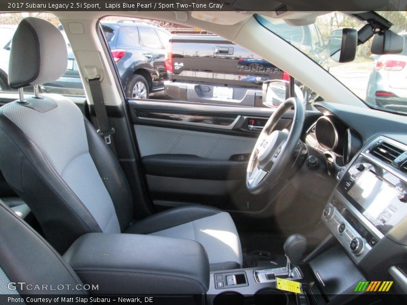 Lapis Blue Pearl / Sport Two-Tone Gray 2017 Subaru Legacy 2.5i Sport