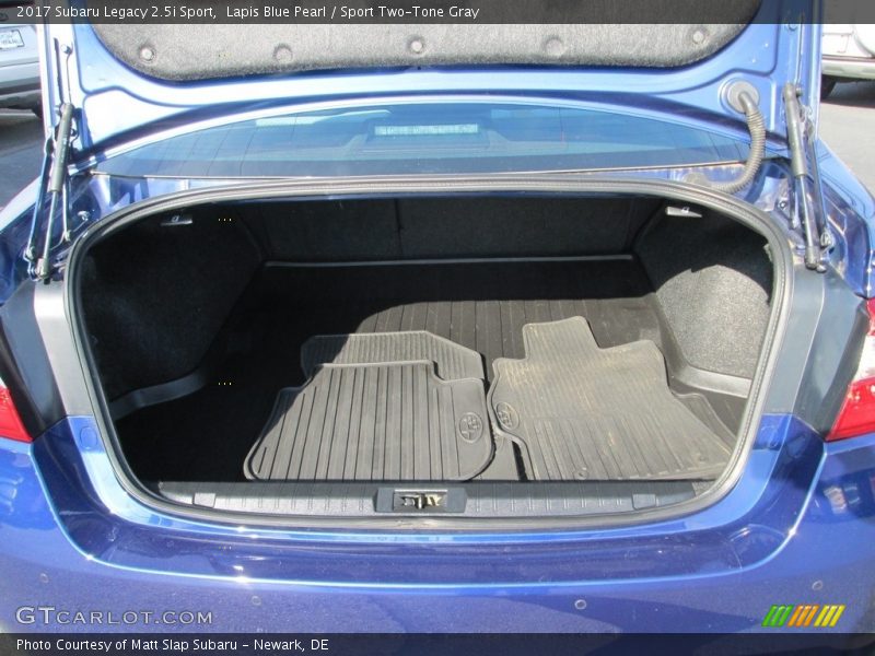Lapis Blue Pearl / Sport Two-Tone Gray 2017 Subaru Legacy 2.5i Sport