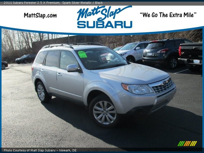 Spark Silver Metallic / Black 2011 Subaru Forester 2.5 X Premium