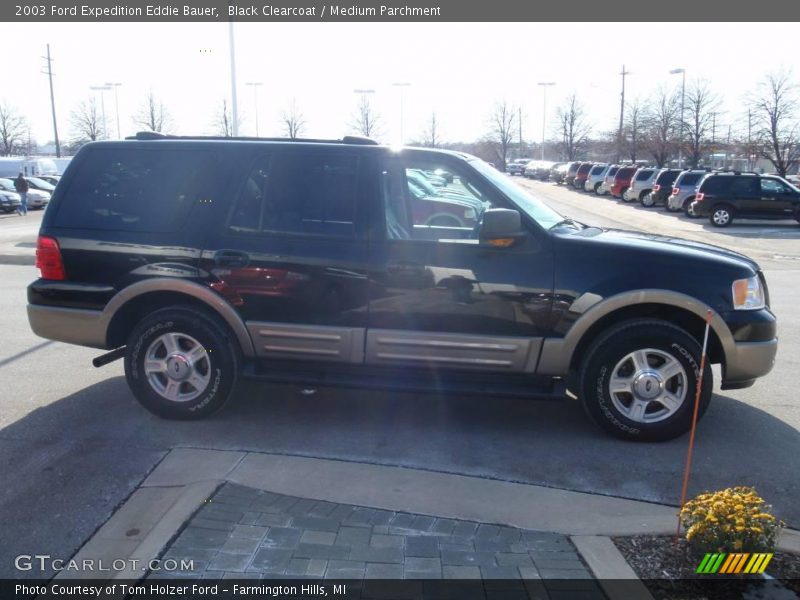 Black Clearcoat / Medium Parchment 2003 Ford Expedition Eddie Bauer