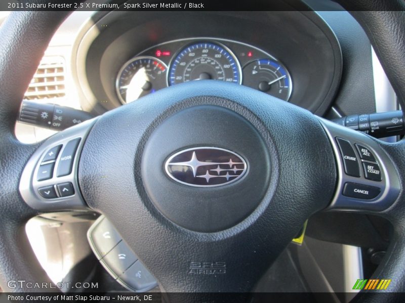 Spark Silver Metallic / Black 2011 Subaru Forester 2.5 X Premium