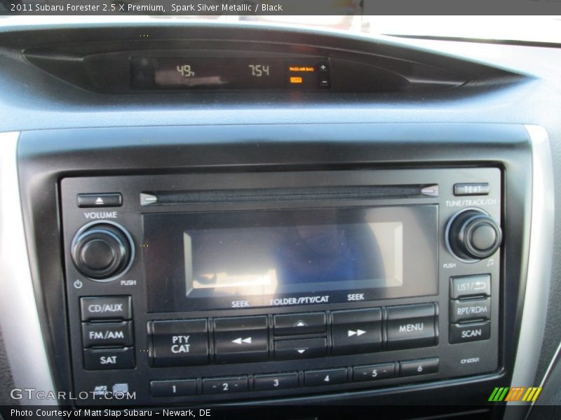 Spark Silver Metallic / Black 2011 Subaru Forester 2.5 X Premium