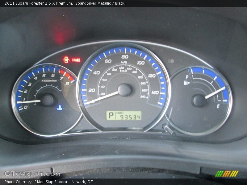 Spark Silver Metallic / Black 2011 Subaru Forester 2.5 X Premium