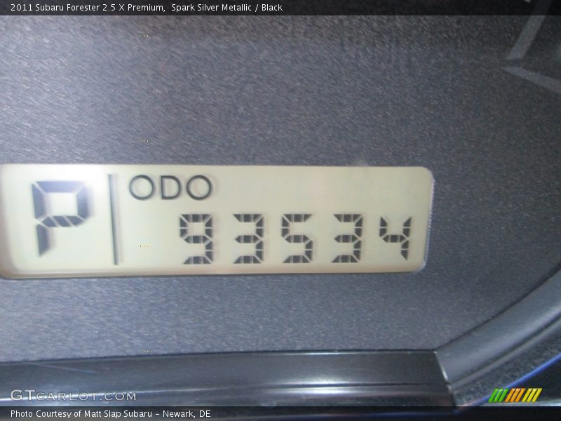 Spark Silver Metallic / Black 2011 Subaru Forester 2.5 X Premium