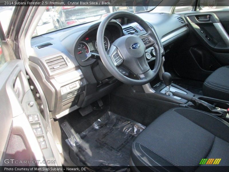 Crystal Black Silica / Black 2014 Subaru Forester 2.5i Premium