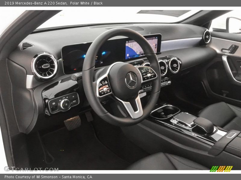 Polar White / Black 2019 Mercedes-Benz A 220 Sedan