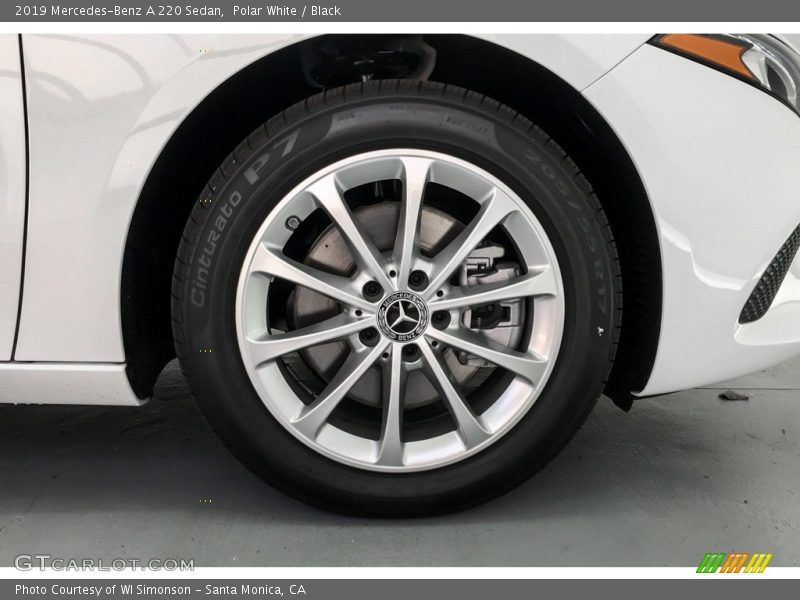 Polar White / Black 2019 Mercedes-Benz A 220 Sedan