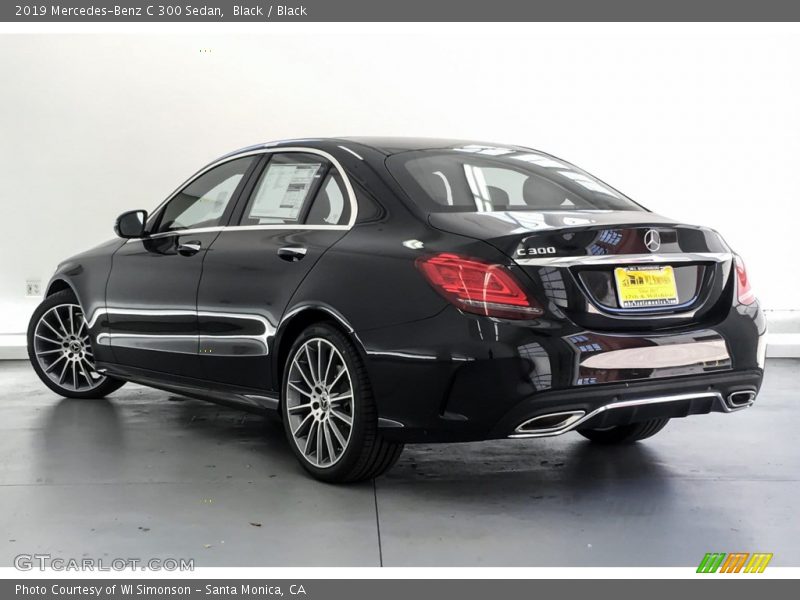 Black / Black 2019 Mercedes-Benz C 300 Sedan