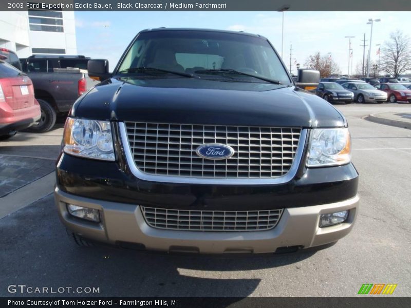 Black Clearcoat / Medium Parchment 2003 Ford Expedition Eddie Bauer