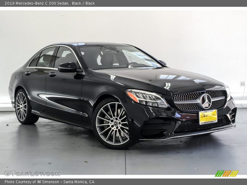 Black / Black 2019 Mercedes-Benz C 300 Sedan