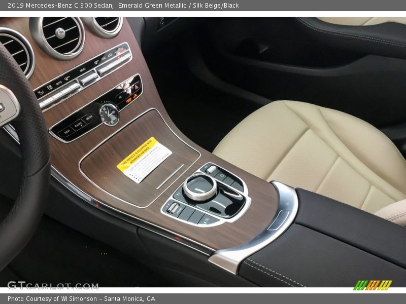 Emerald Green Metallic / Silk Beige/Black 2019 Mercedes-Benz C 300 Sedan